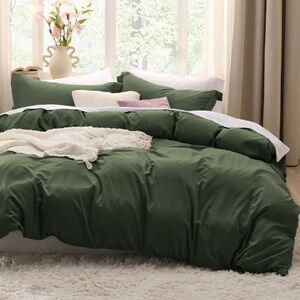 Green Duvet Set-QUEEN